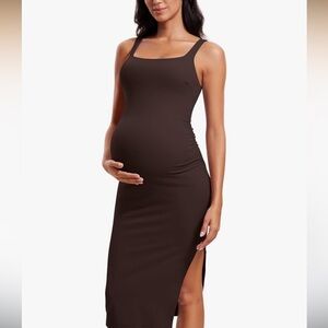 CRZ butterluxe bodycon maternity dress